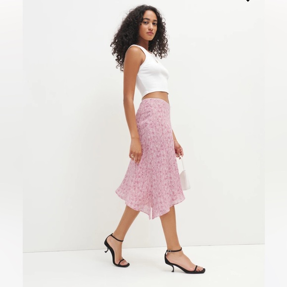 NWT Reformation Baby’s Breath skirt - Picture 5 of 12